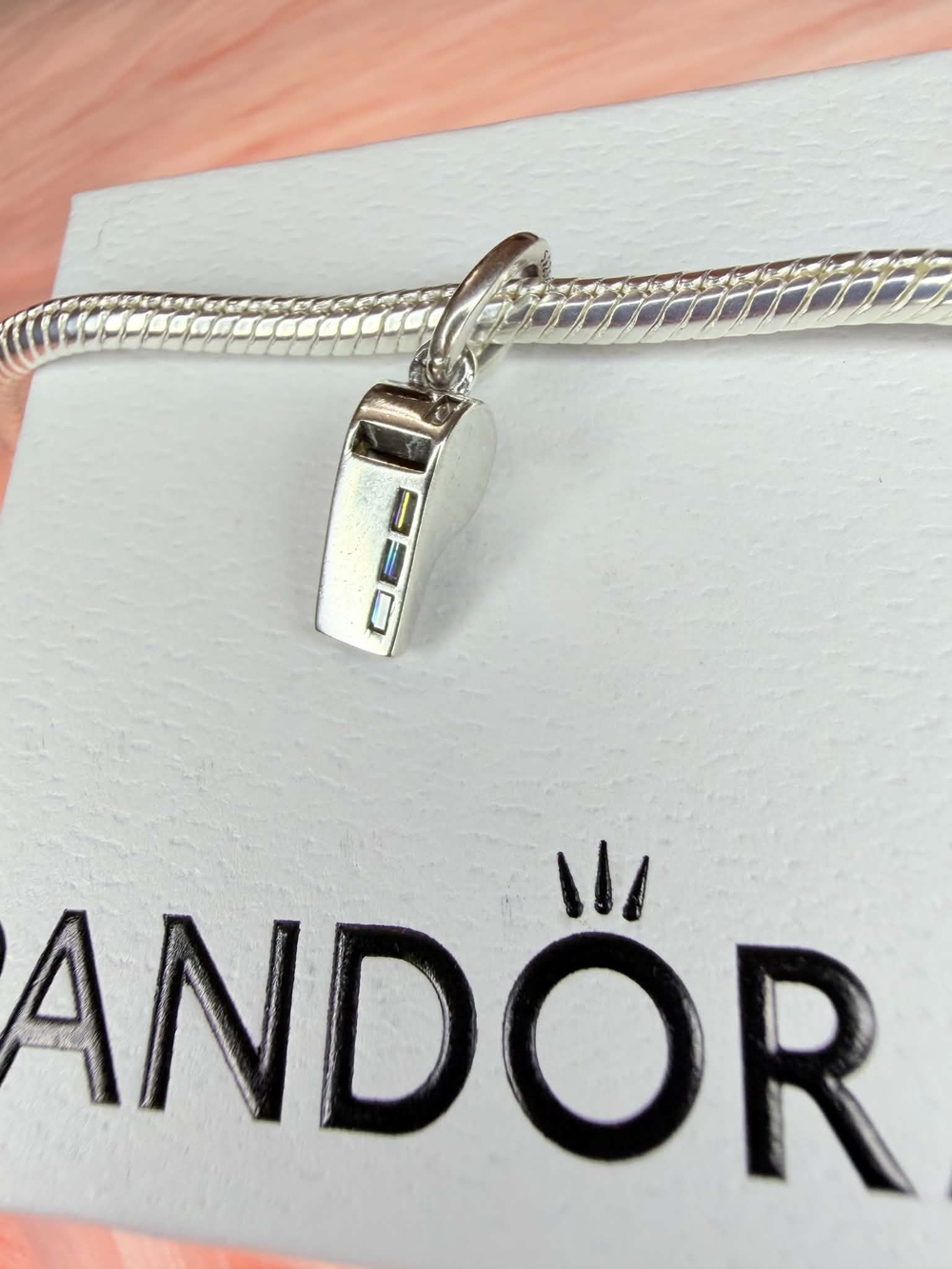 Pandora Silver Whistle Charm